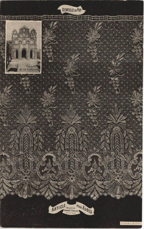 Carte postale ancienne Le Puy - Dentelle du Puy