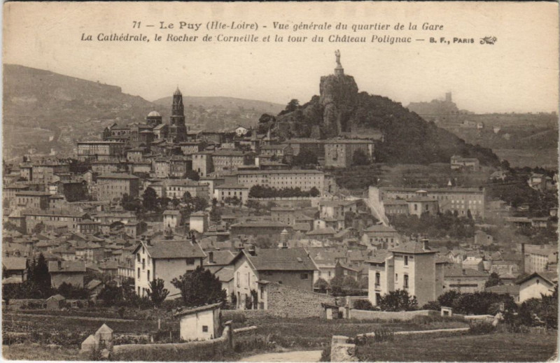 Carte postale ancienne Le Puy - Vue générale