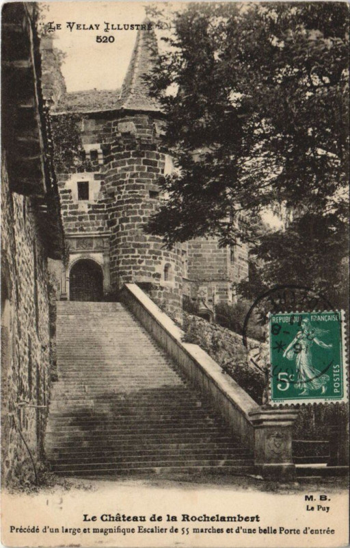 Carte postale ancienne Rochelambert - Le Chateau de la