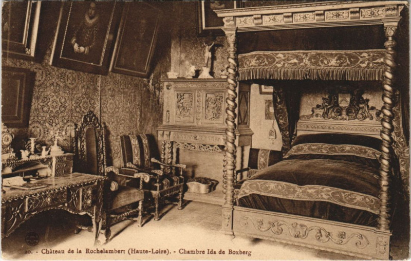Carte postale ancienne Chateau de la Rochelambert - CHAMBONre ida de boxberg