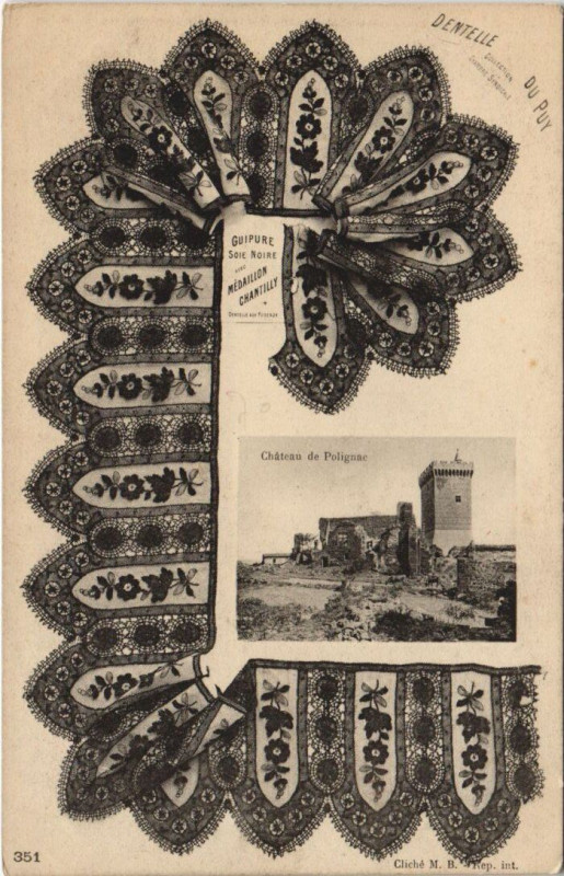 Carte postale ancienne Le Puy - Dentelle