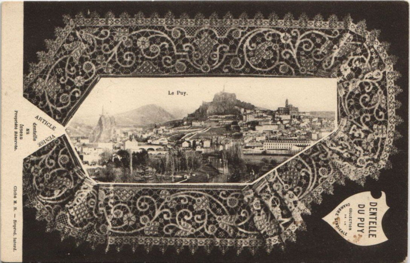 Carte postale ancienne Le Puy - Dentelles du Puy