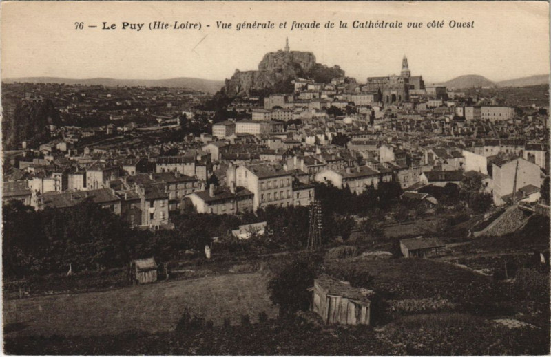 Carte postale ancienne Le Puy - Vue générale