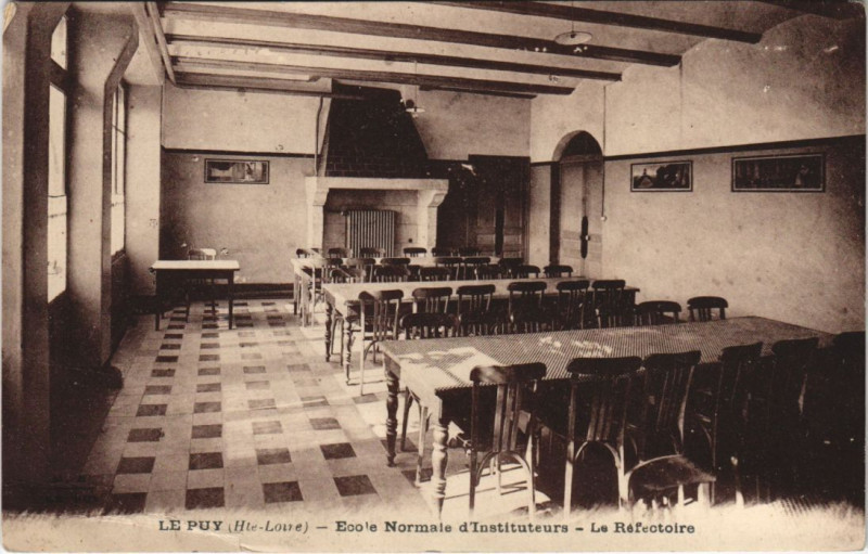Carte postale ancienne Le Puy - Ecole normale