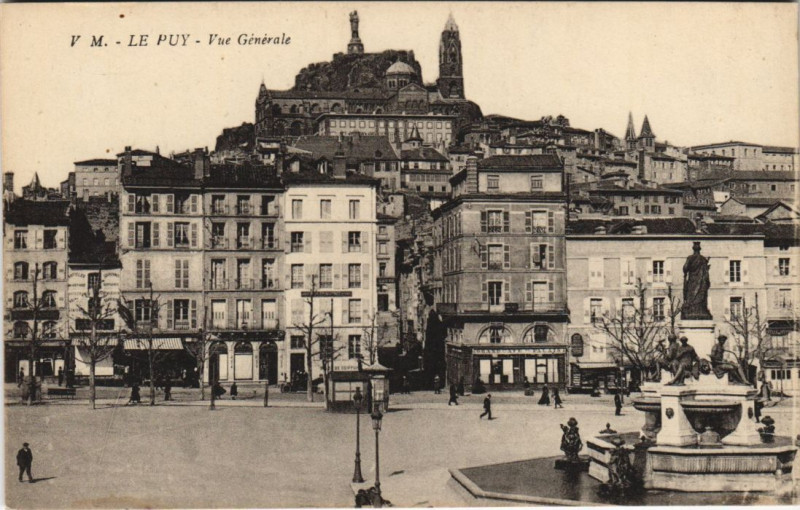 Carte postale ancienne Le Puy - Vue générale