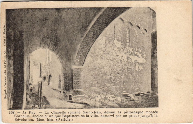 Carte postale ancienne Le Puy - La chapelle