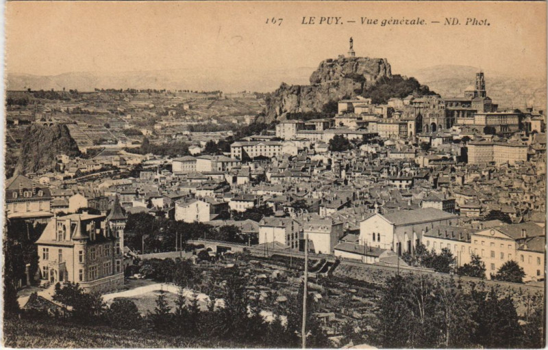 Carte postale ancienne Le Puy - Vue générale