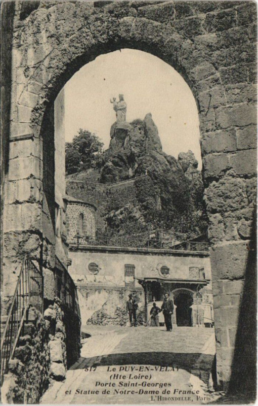 Carte postale ancienne Le Puy - Porte Saint-Georges