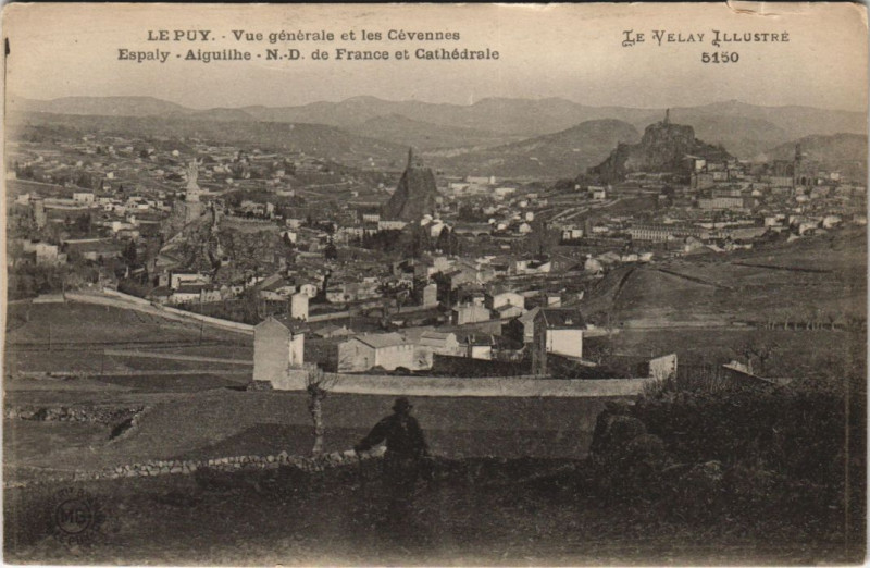 Carte postale ancienne Le Puy - Vue générale