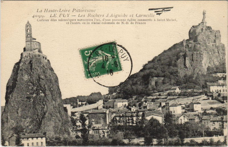 Carte postale ancienne Le Puy - Les rochers