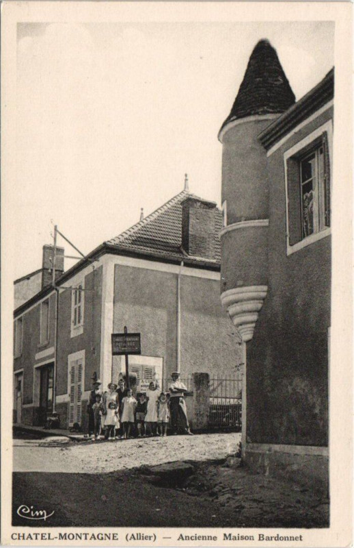 Carte postale ancienne Chatel-Montagne Ancienne Maison Bardonnet France