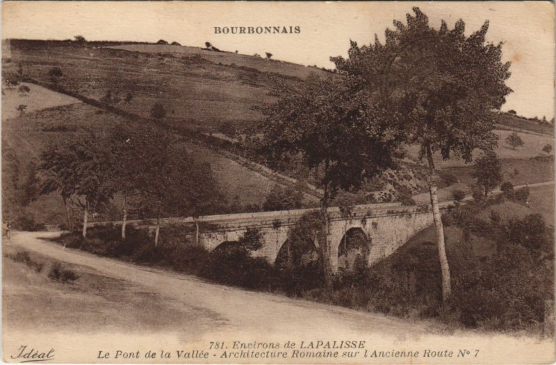 Carte postale ancienne Pont de la Vallee