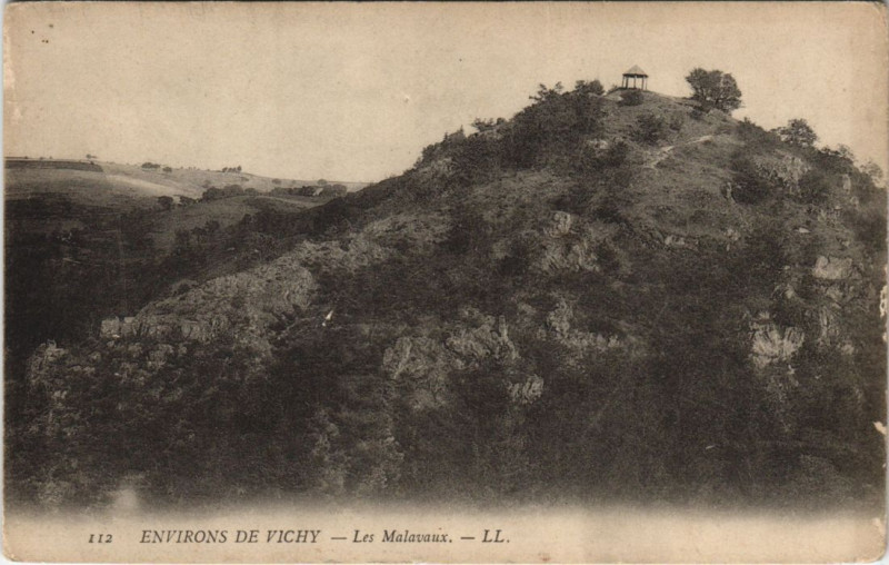 Carte postale ancienne Les Malavaux à Vaux