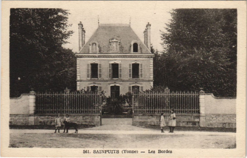 Carte postale ancienne Sainpuits Les Bordes aux Bordes