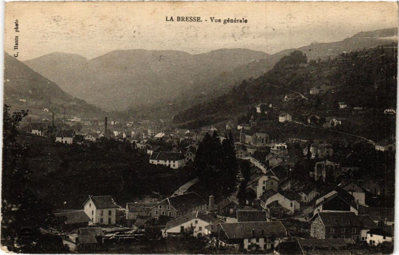 Carte postale ancienne La Bresse vue générale à La Bresse
