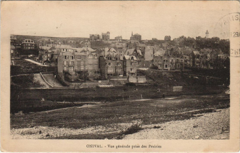 Carte postale ancienne Onival Vue generale prise des Prairies