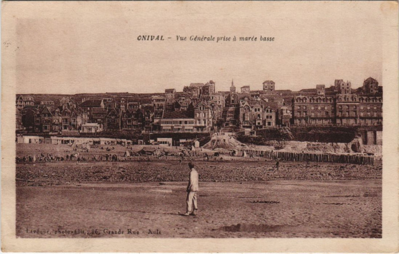 Carte postale ancienne Onival Vue generale a maree basse