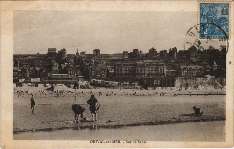 Carte postale ancienne Onival Sur le Sable