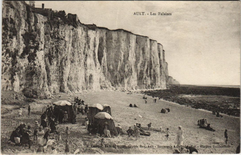 Carte postale ancienne Ault Les Falaises à Ault