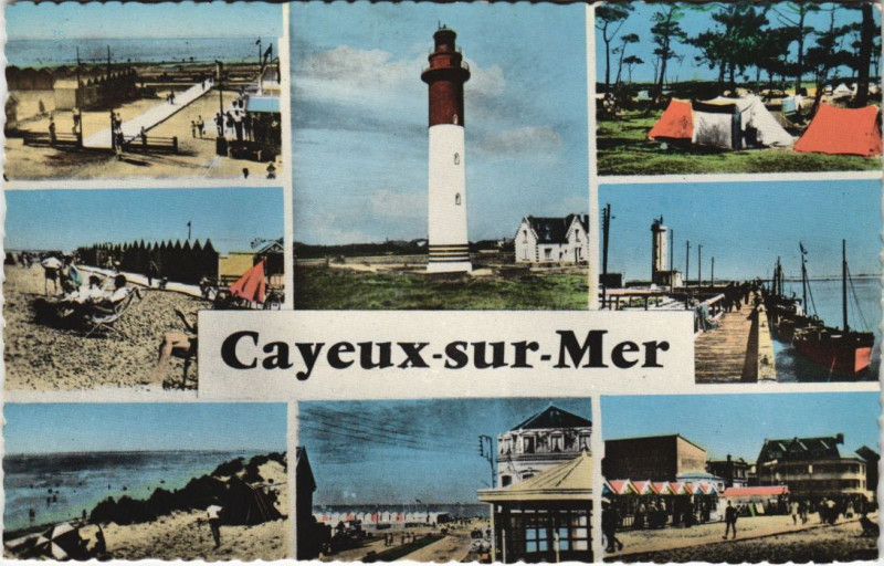 Carte postale ancienne Cayeux-Sur-Mer à Cayeux-sur-Mer