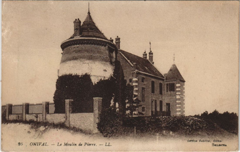 Carte postale ancienne Onival Moulin de Pierre