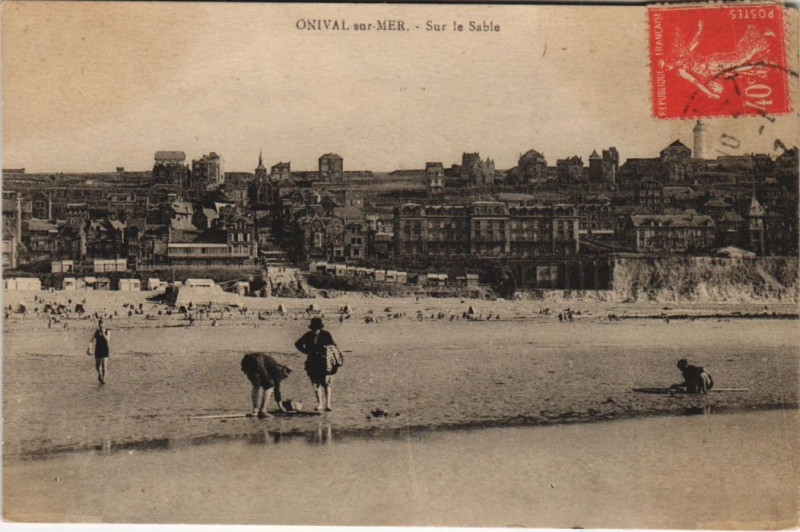 Carte postale ancienne Onival Sur le Sable