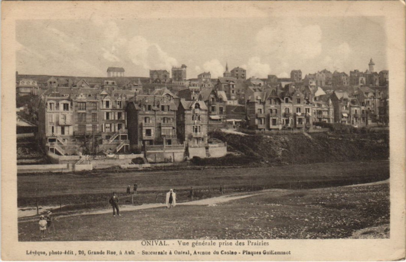 Carte postale ancienne Onival Vue generale prise des Prairies