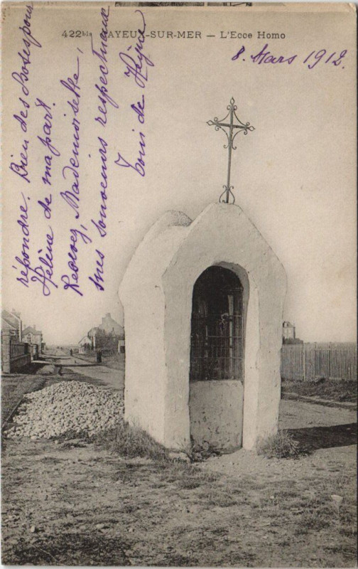 Carte postale ancienne Cayeux-Sur-Mer Ecce Homo à Cayeux-sur-Mer