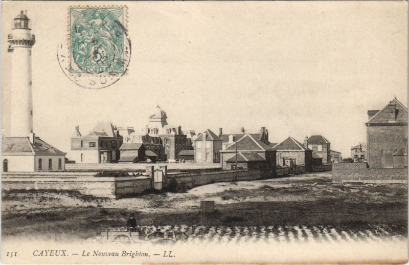 Carte postale ancienne Cayeux-Sur-Mer Brighton à Cayeux-sur-Mer