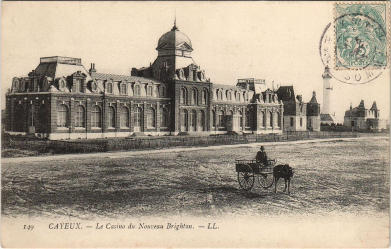Carte postale ancienne Cayeux-Sur-Mer Brighton le Casino à Cayeux-sur-Mer