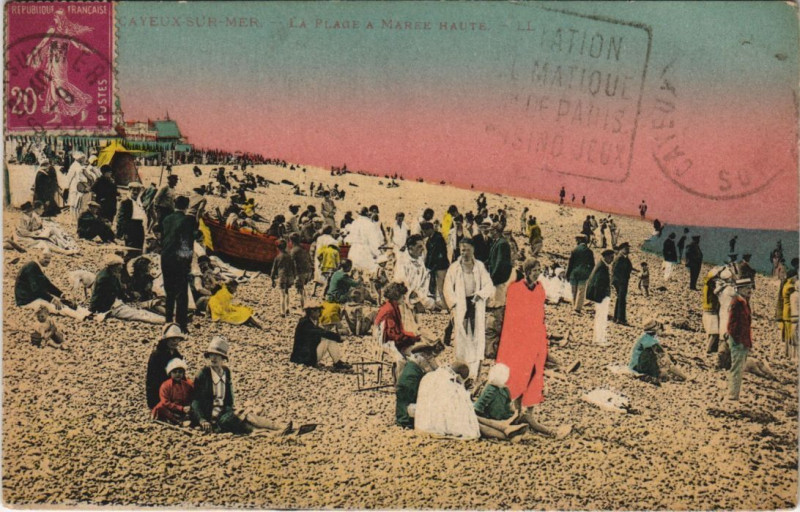 Carte postale ancienne Cayeux-Sur-Mer La Plage à Cayeux-sur-Mer