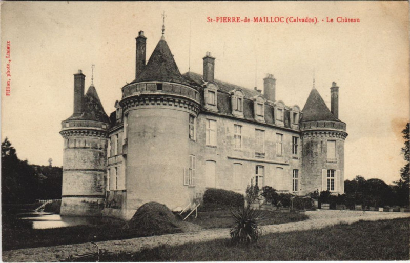 Carte postale ancienne Saint-Pierre-de-Mailloc Le Chateau