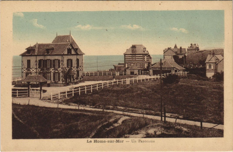 Carte postale ancienne Le Home Un Panorama au Hom
