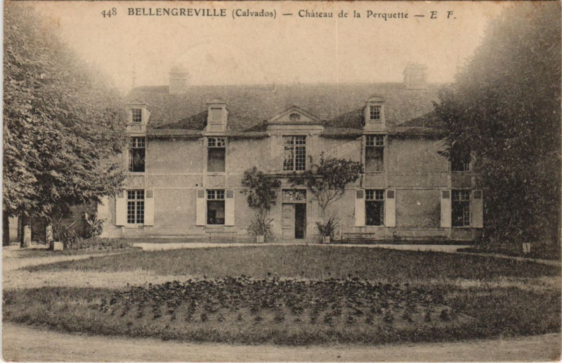 Carte postale ancienne Bellengreville Chateau de la Perquette à Bellengreville