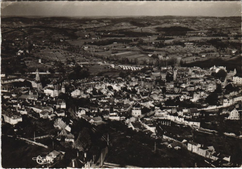 Carte postale ancienne Belves Vue Generale