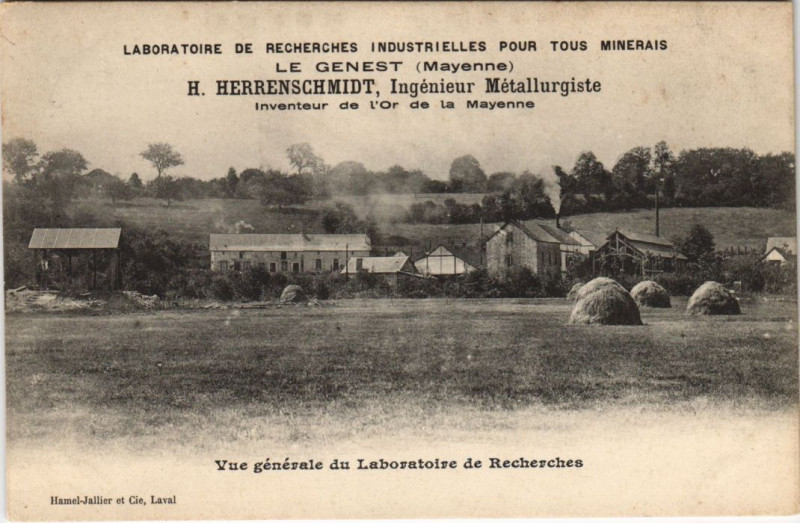 Carte postale ancienne Vue generale du laboratoire