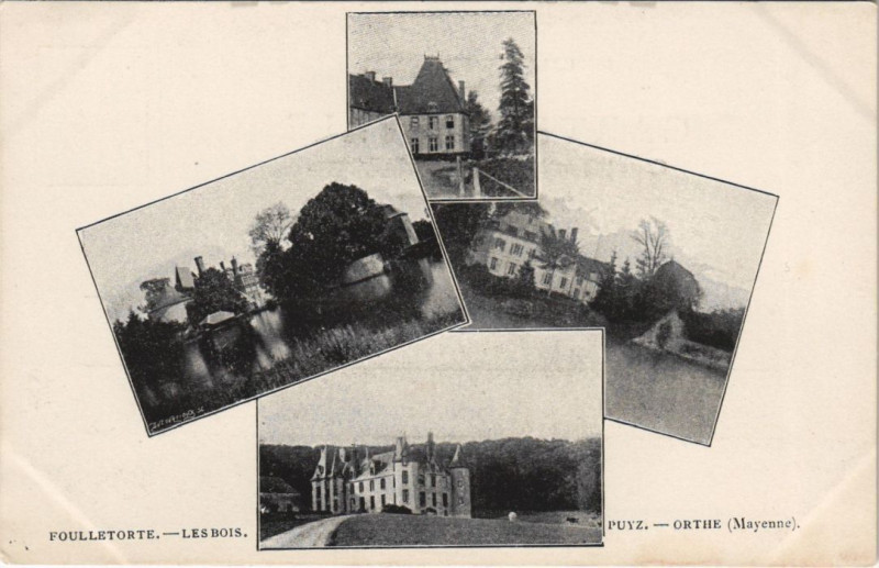 Carte postale ancienne Foulletorte - Les bois