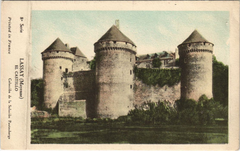Carte postale ancienne Lassay - El castillo