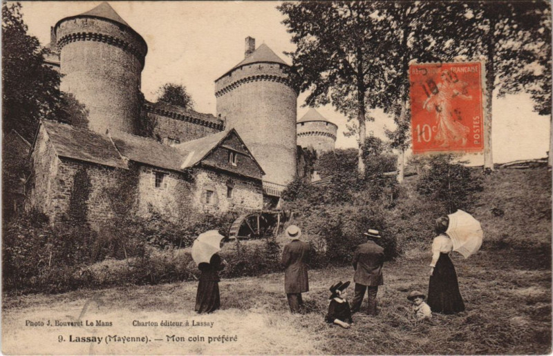 Carte postale ancienne Lassay - Mon coin prefere