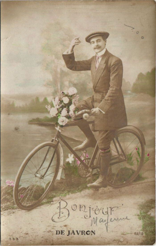 Carte postale ancienne Bonjour De Avron