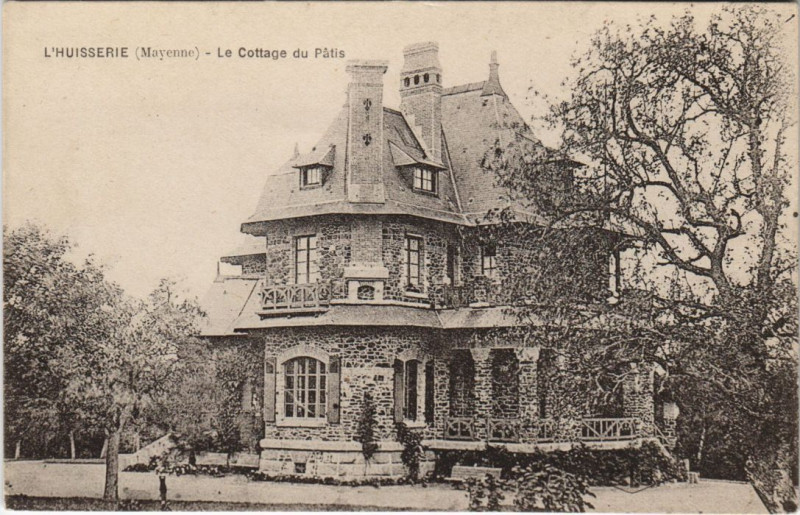 Carte postale ancienne L'huisserie - Le cottage du patis à L'Huisserie
