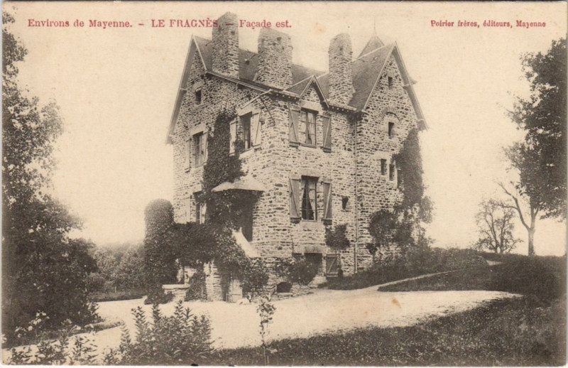 Carte postale ancienne Environs de mayenne - Le fragnes à Mayenne
