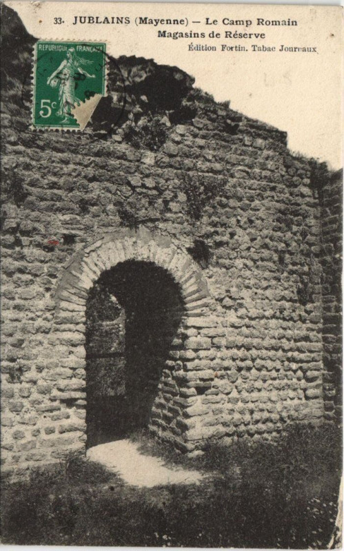 Carte postale ancienne Jublains - Le camp romain à Jublains