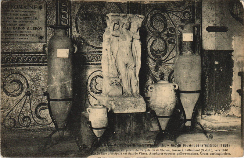 Carte postale ancienne Rouen - Ancien couvent de la à Rouen