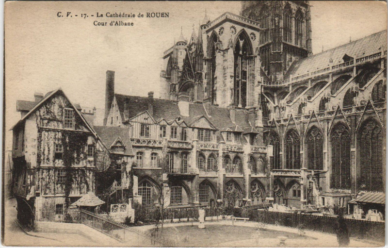 Carte postale ancienne La cathedrale de Rouen à Rouen