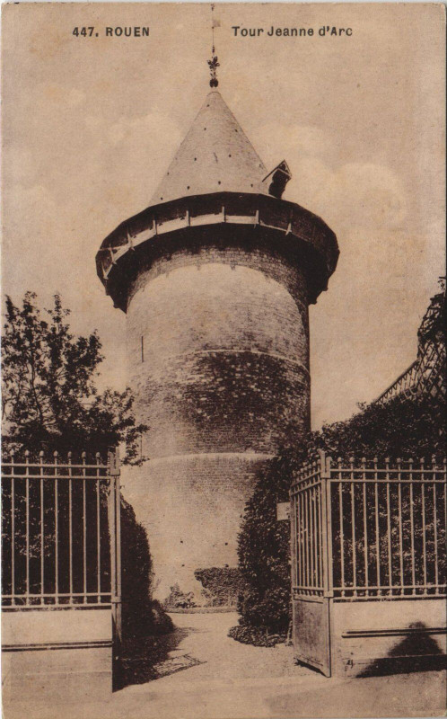 Carte postale ancienne Rouen - Tour jeanne d'arc à Rouen