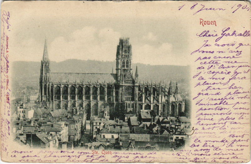 Carte postale ancienne Rouen - Sainte-quen à Rouen