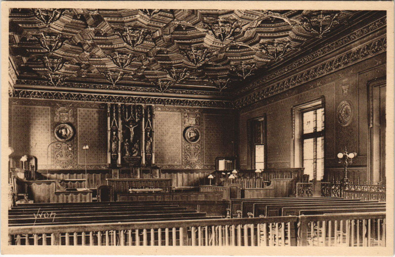 Carte postale ancienne Rouen - Palais de justice à Rouen