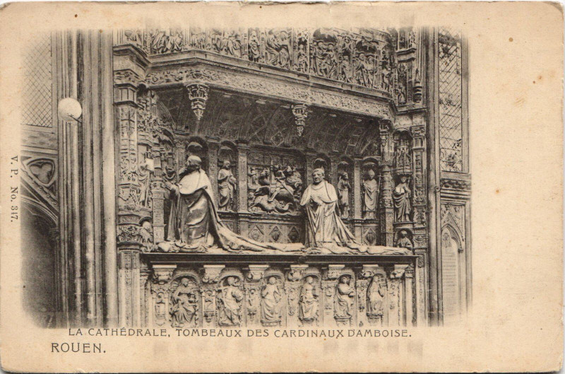 Carte postale ancienne Rouen - La cathedrale à Rouen