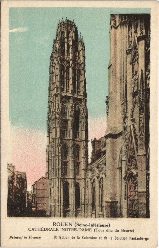 Carte postale ancienne Rouen - Cathedrale à Rouen
